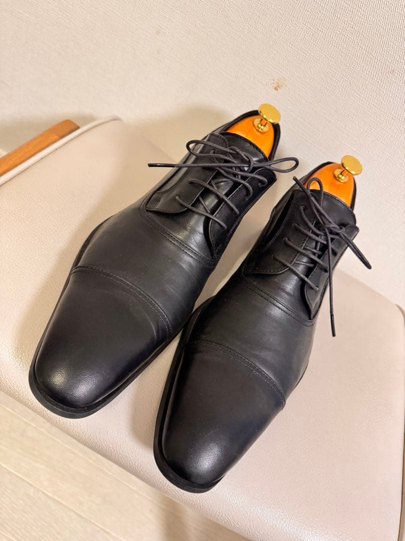 【美品】フープディドゥ　ストレートチップ　シューズ　栃木レザー　26.5cm