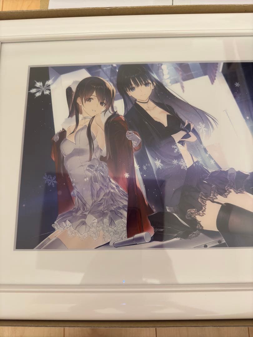 white album2 なかむらたけし箔押しサイン入り複製原画 冬馬かずさ