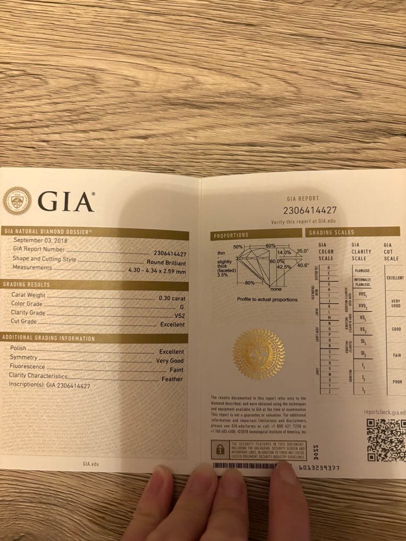 BVLGARI プラチナ ダイヤモンドリング 0.3カラット