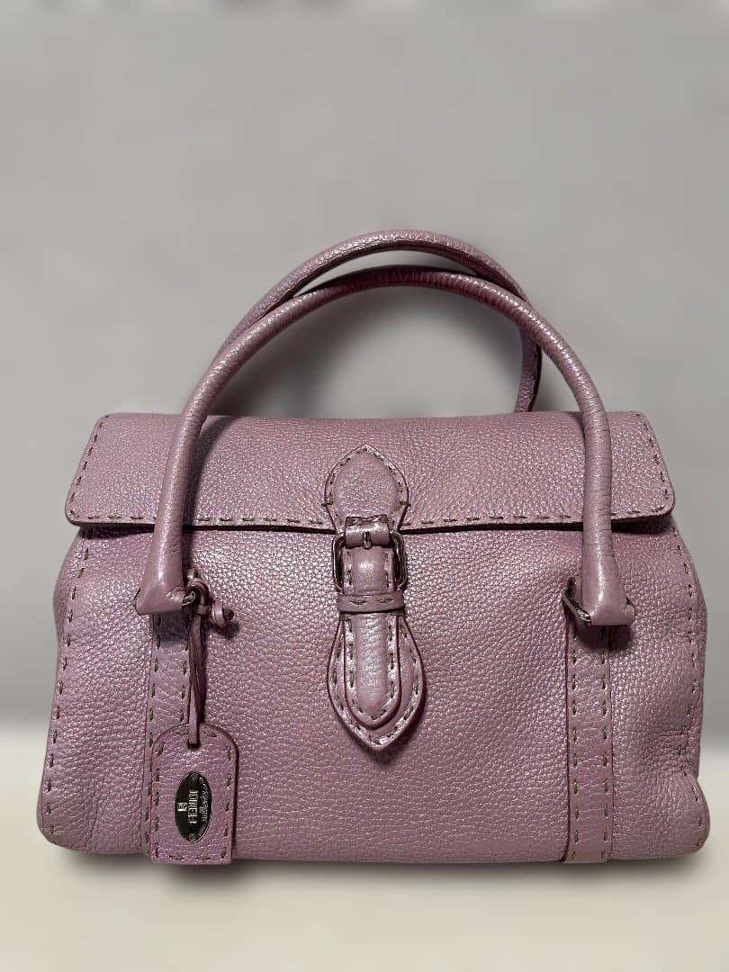 FENDI フェンディ ハンドバッグ セレリア ピンク系