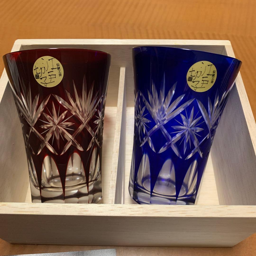 ▽Eb左1114 ガラス製 水指 漆蓋付き 琉球硝子？ 気泡 ガラス