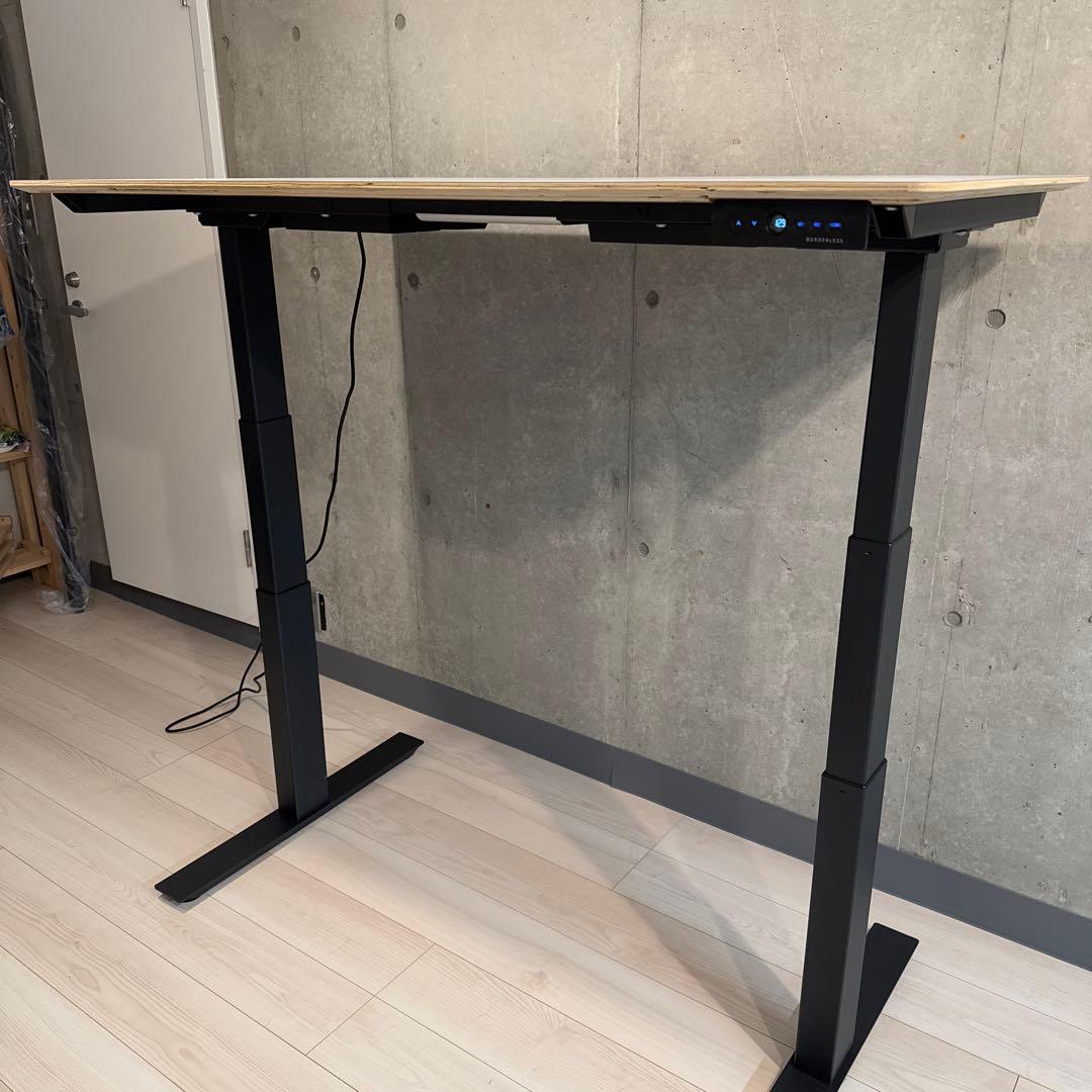 電動昇降デスク「FeEL」ホワイトメラミン 1400タイプ