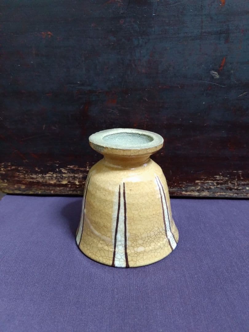 復興 鳴海織部 赤織部 ワイングラス