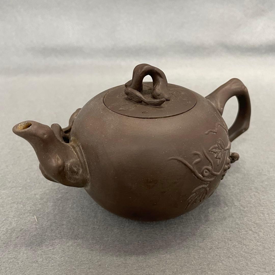 F】方柏元製 茶器 急須 リス 葡萄 - メルカリ