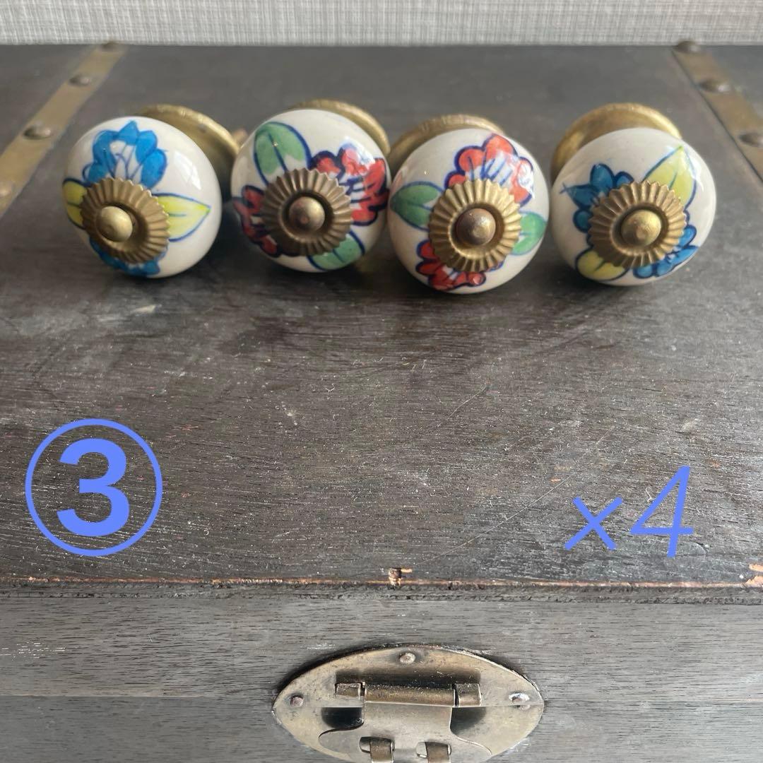 ☆フランス アンティーク 引き出し 家具 ドロワー 陶器 取っ手 持ち手