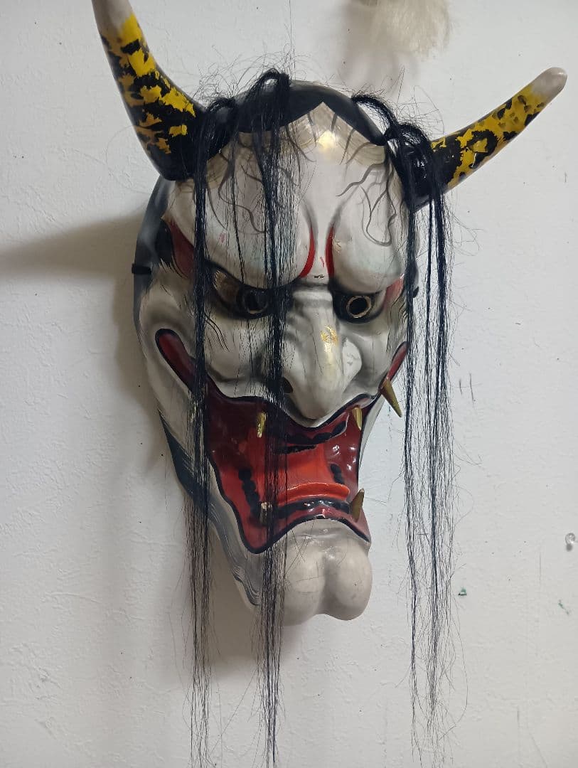 石見神楽面 柿田勝郎作 鬼女面 般若面 鬼面 神楽面 伝統芸能 - メルカリ