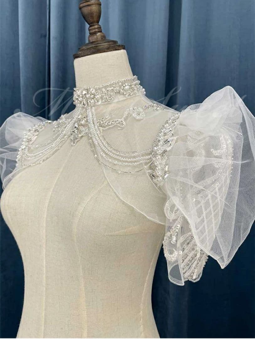 ウェディングボレロ パフスリーブ