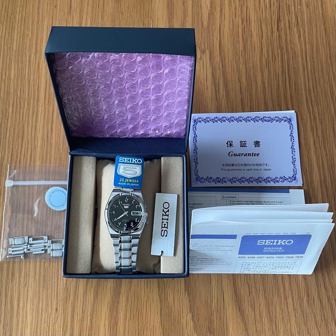 SEIKO5 セイコー5 アラビック文字盤