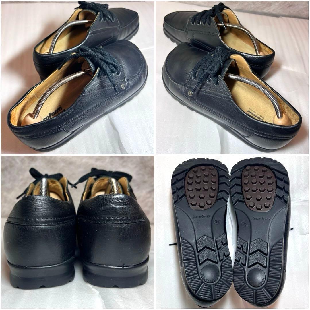 【超美品】jacoform ヤコフォーム レザーコンフォートシューズ 71/2