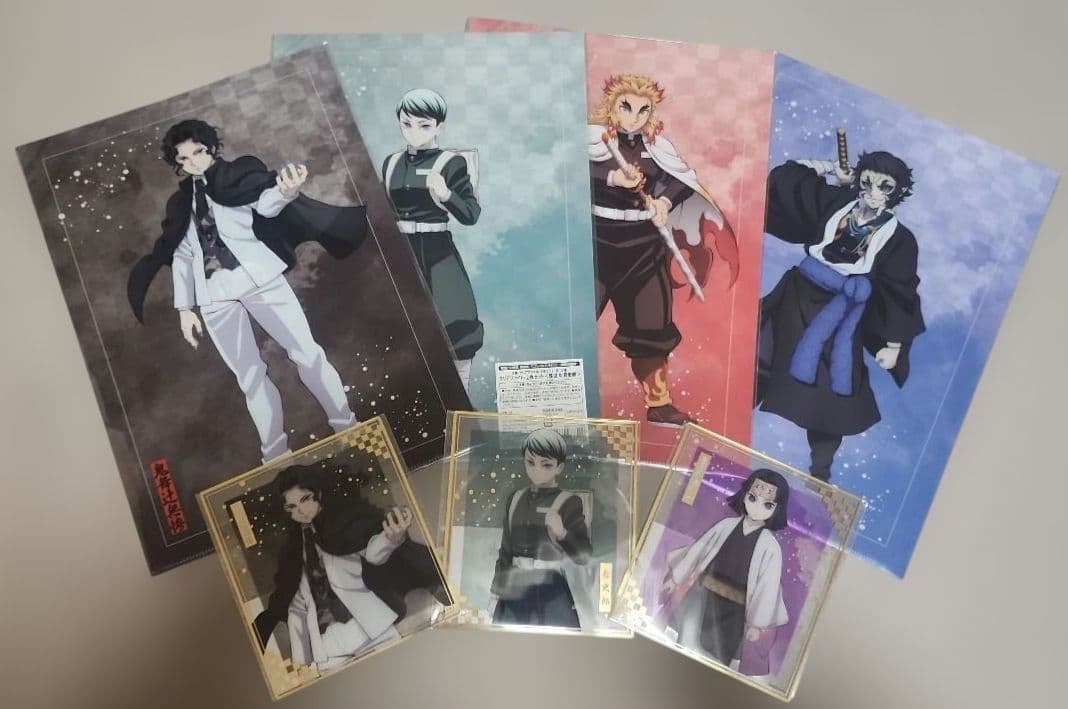 鬼滅の刃 アクリル色紙＆クリアファイルセット - メルカリ