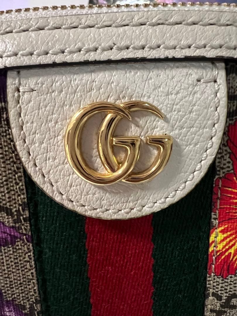 グッチ　オフィディア　ショルダーバッグ　フローラ　花柄