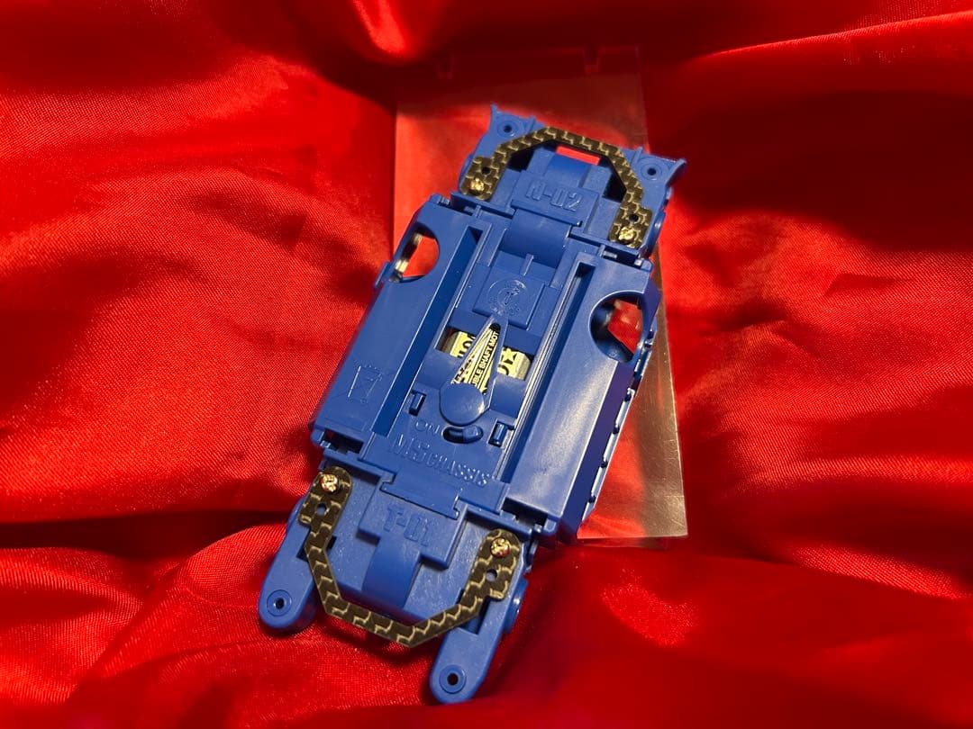 Ｎｏ．2 ミニ四駆 MSフレキ ブルーシャーシ パーフェクトセット