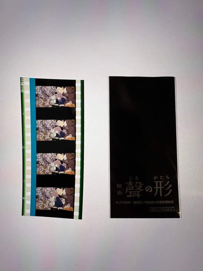 映画『聲の形』入場者特典35mmコマフィルム 西宮硝子、石田将也