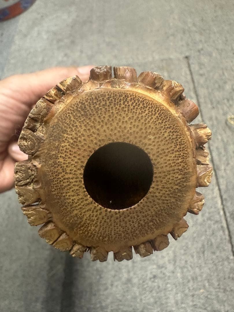 根竹・風合い良】尺八 竹製 1尺8寸前後 / 和楽器・古