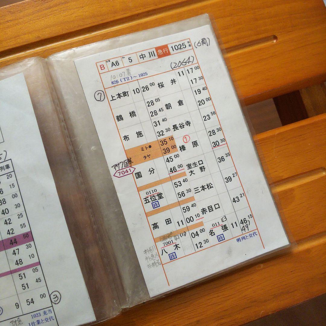 最終値下げ！！　近鉄車掌用スタフ「名張列車区／A6仕業」