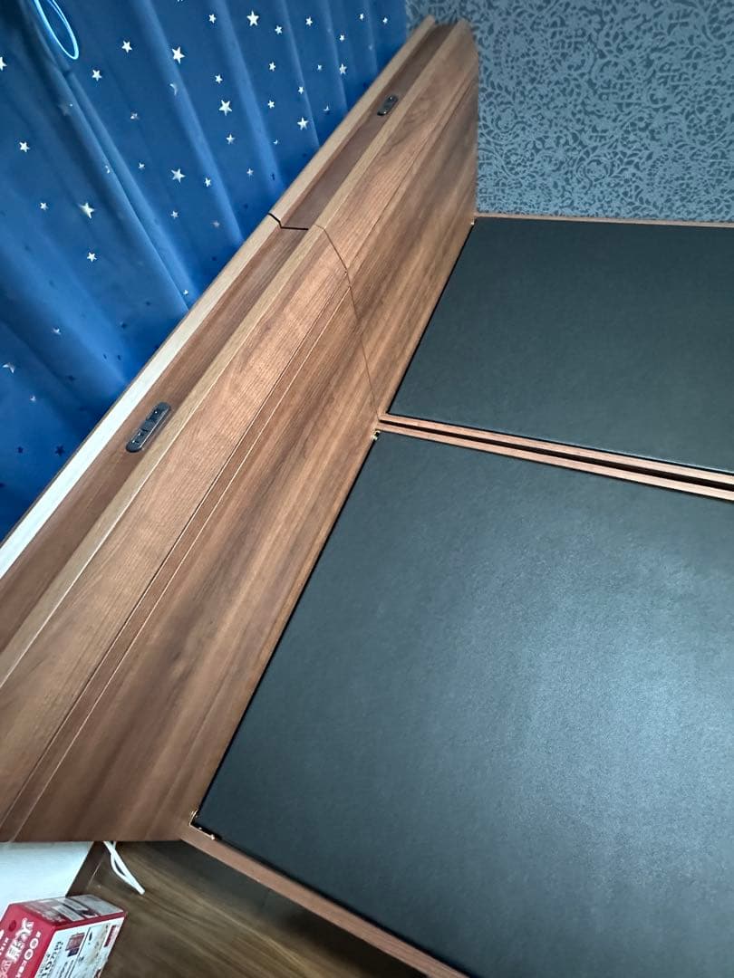 【お得】ベッドフレーム シングル ニューライトブラウン 宮 コンセント