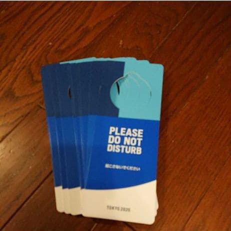 東京オリンピック 選手村 ドアノブプレート 100枚セット