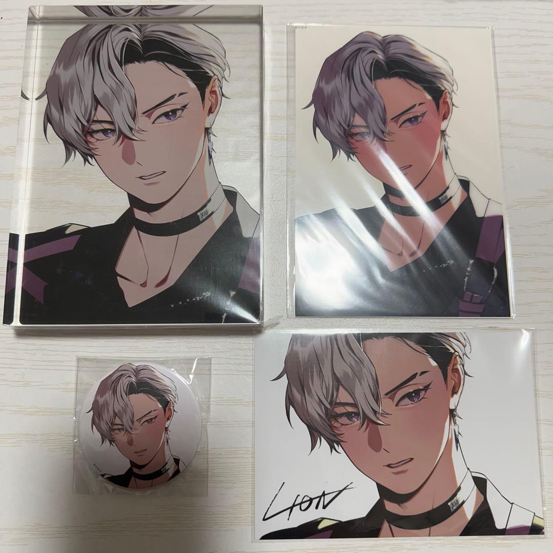 ビバレン カバーアート レオン アクリルブロック 缶バッジ ブロマイド