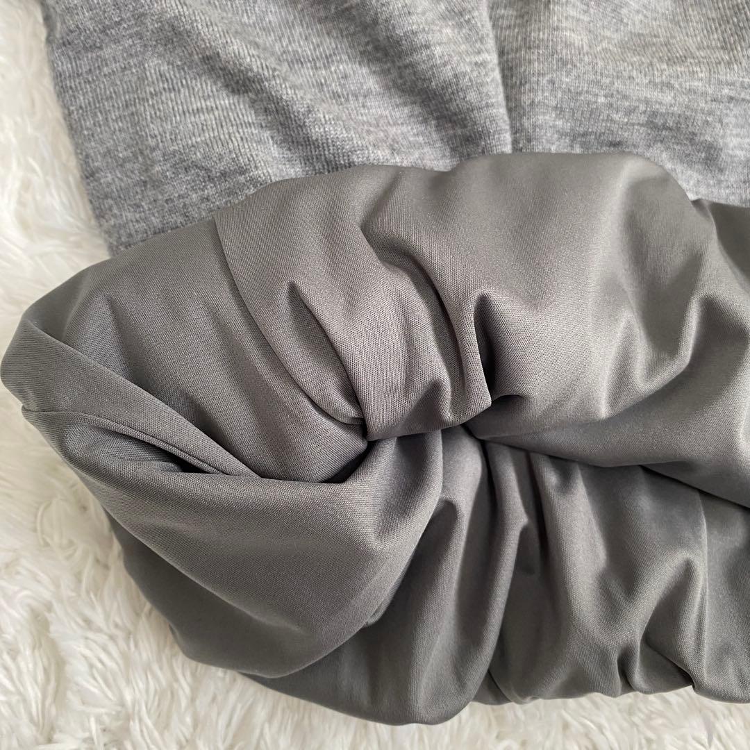 ビームスゴルフ　レディース　タラッティ 裏付き ニット　セーター　グレー　M