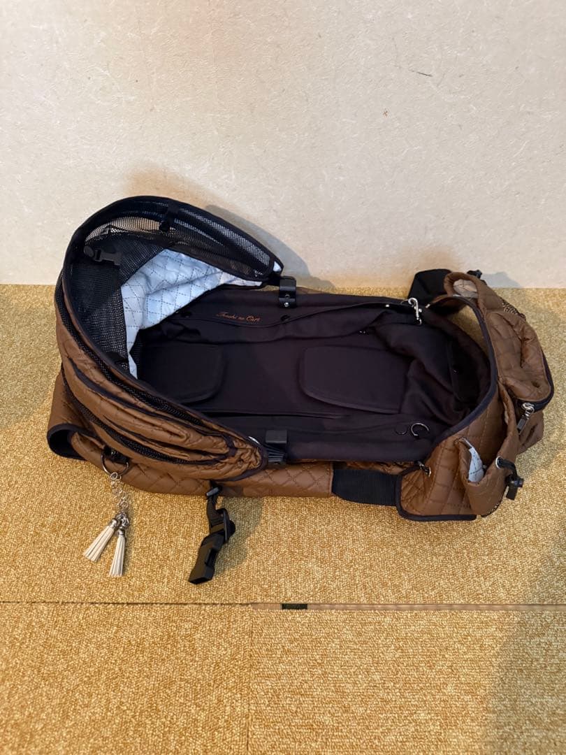 犬用天使のカート ポルテ・マットキルト・モカ Sサイズ フレームセット無し