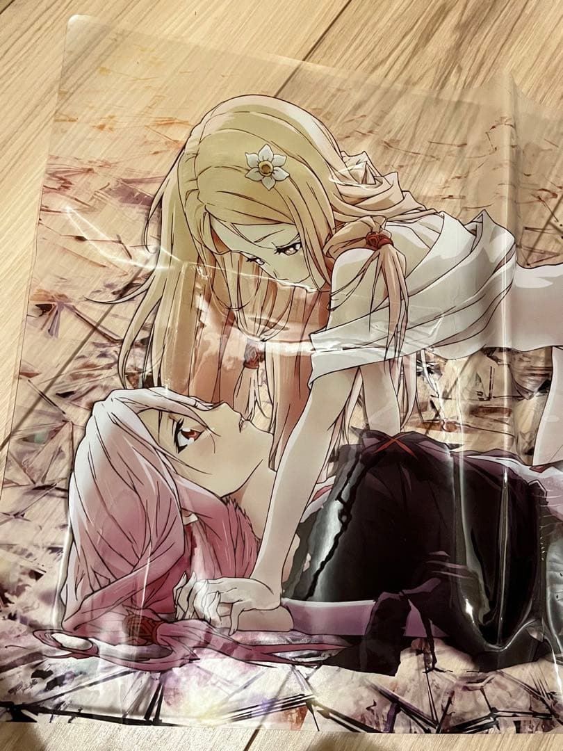 希少☆ ギルティクラウン デスクマット 楪いのり　桜満真名