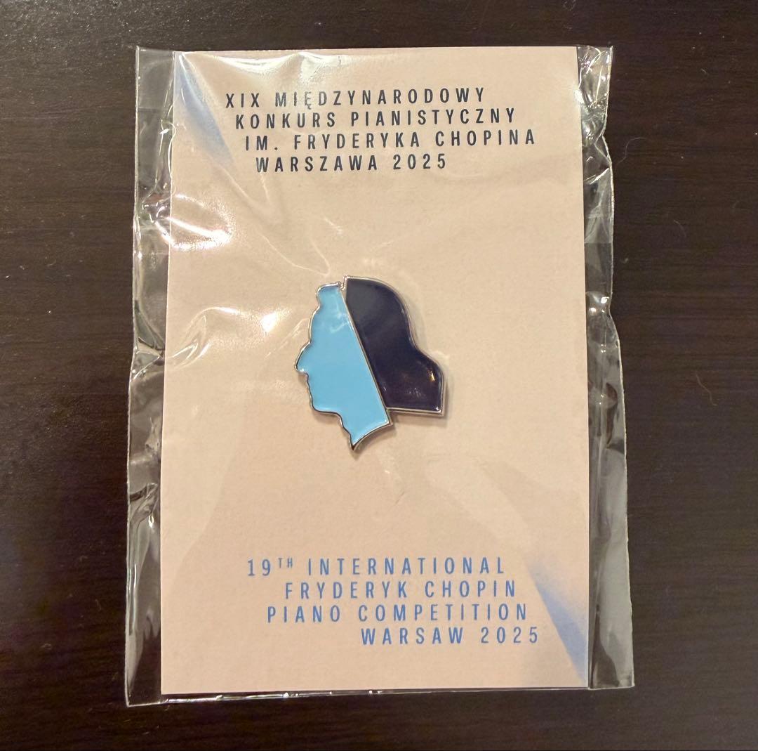 即日発送】 大阪関西万博 ポーランド ショパン ピンバッチ 稀少 大阪