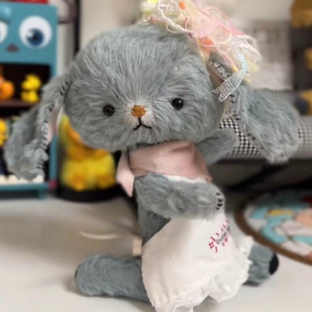 可愛すぎる仔うさぎ ぬいぐるみ アーティストベア 海外作家様 ハンドメイド