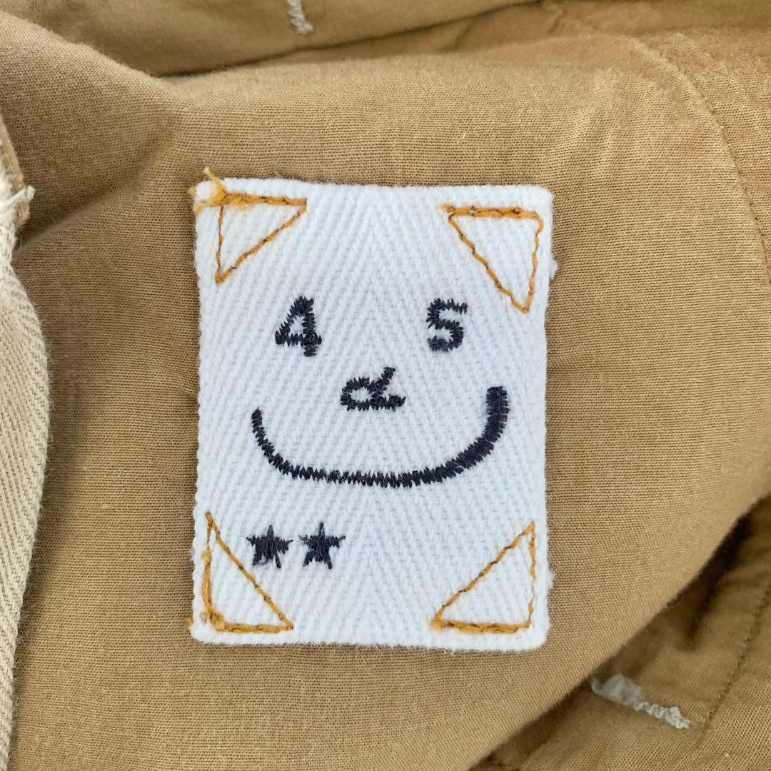 45R おこめチノのシャルロットパンツ 2 ベージュ チノパン