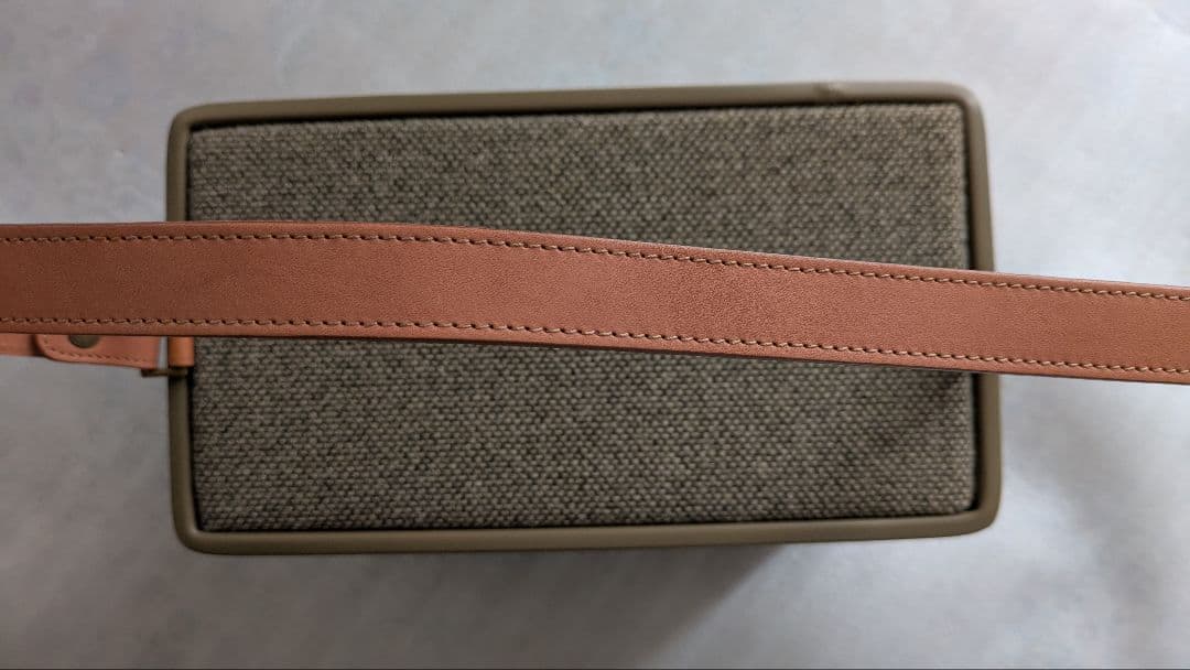 Hartmann　コスメティックケース　メイクボックス　ツイード