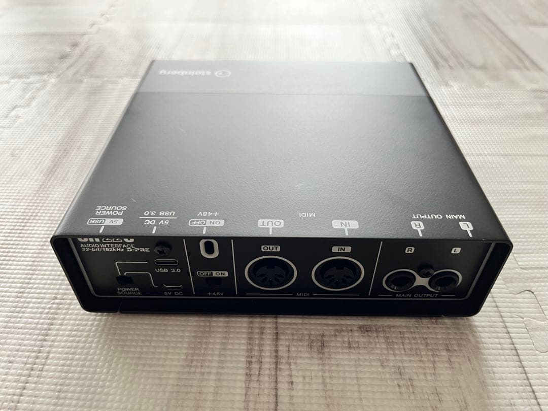 Steinberg IF UR22C グレイ&ブラック(付属品完備) Steinberg IF UR22C