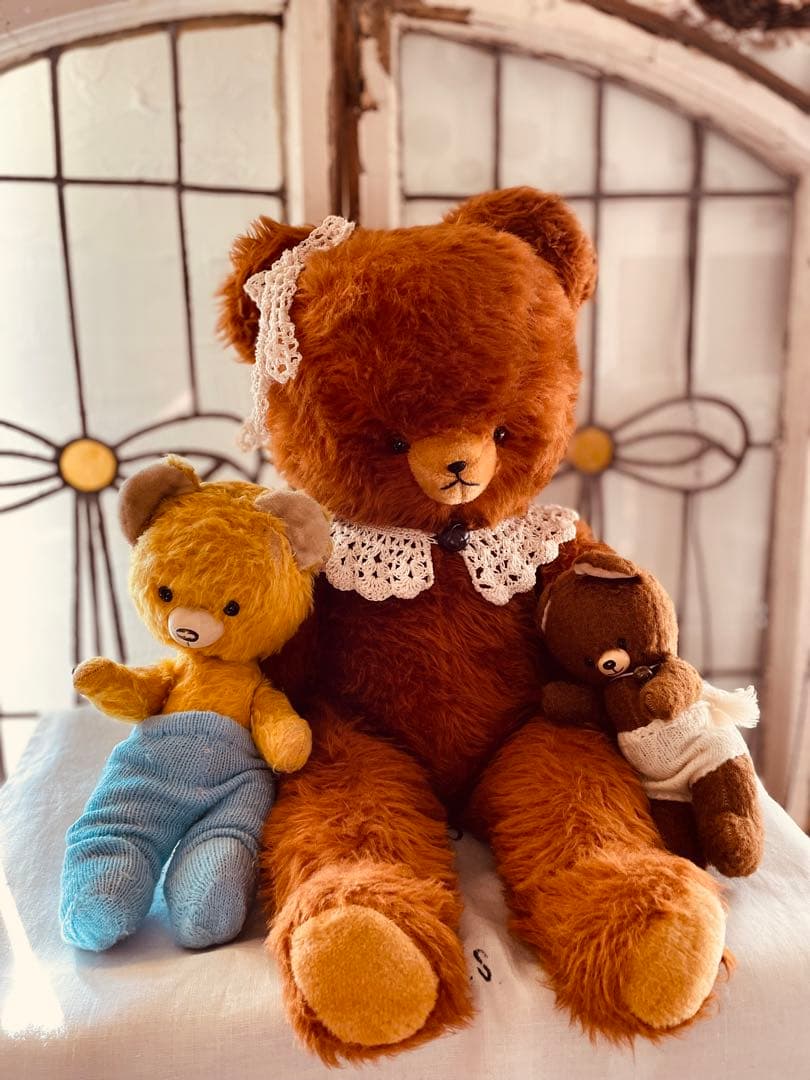 ⑅︎୨୧ ㊙️ヴィンテージ 大きなDDRベア アンティークベア ୨୧⑅︎*