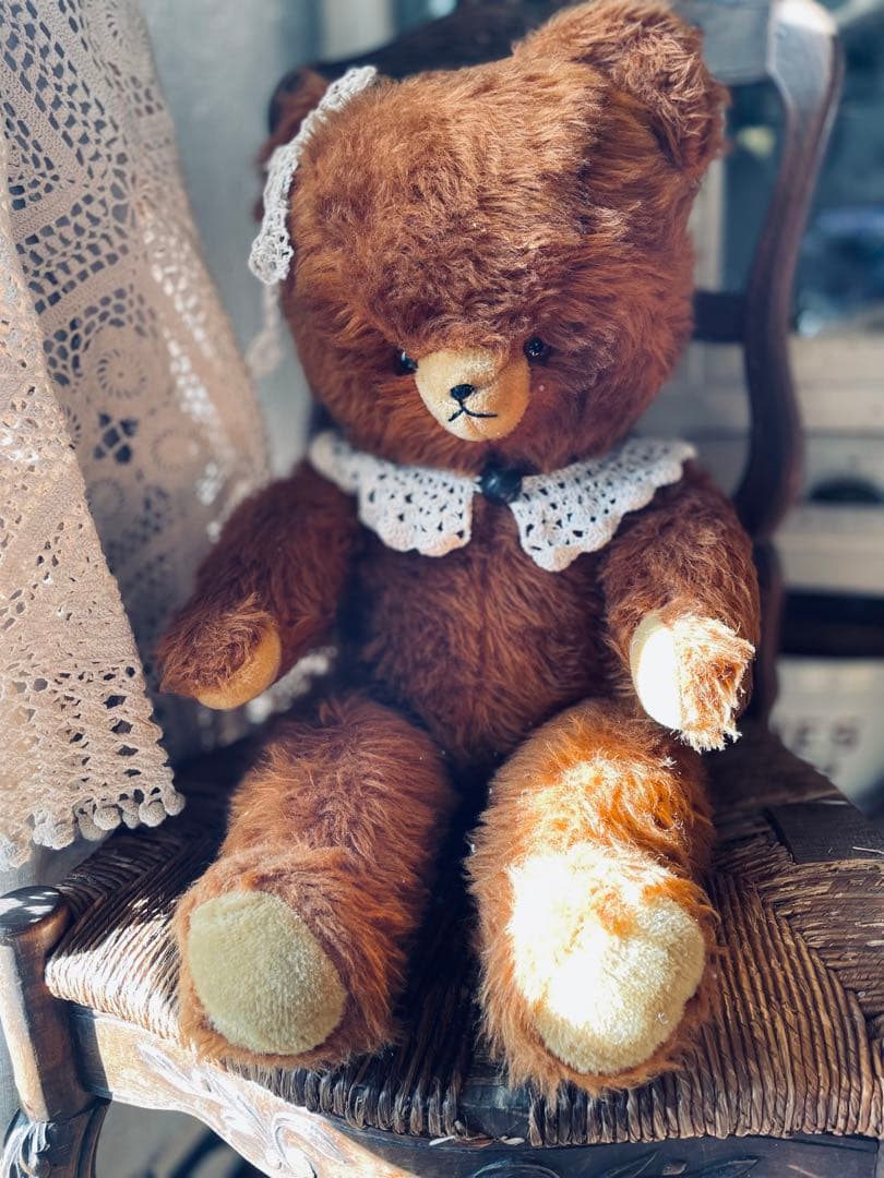 ⑅︎୨୧ ㊙️ヴィンテージ 大きなDDRベア アンティークベア ୨୧⑅︎*