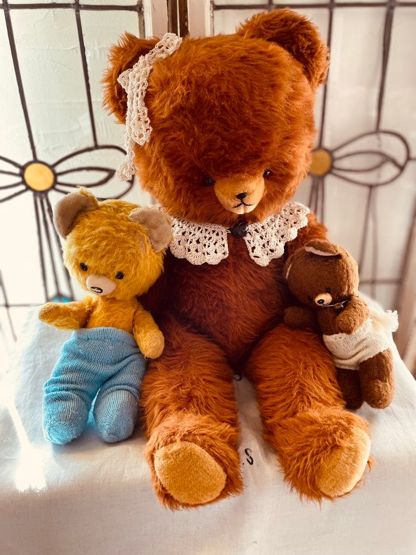 ⑅︎୨୧ ㊙️ヴィンテージ 大きなDDRベア アンティークベア ୨୧⑅︎*