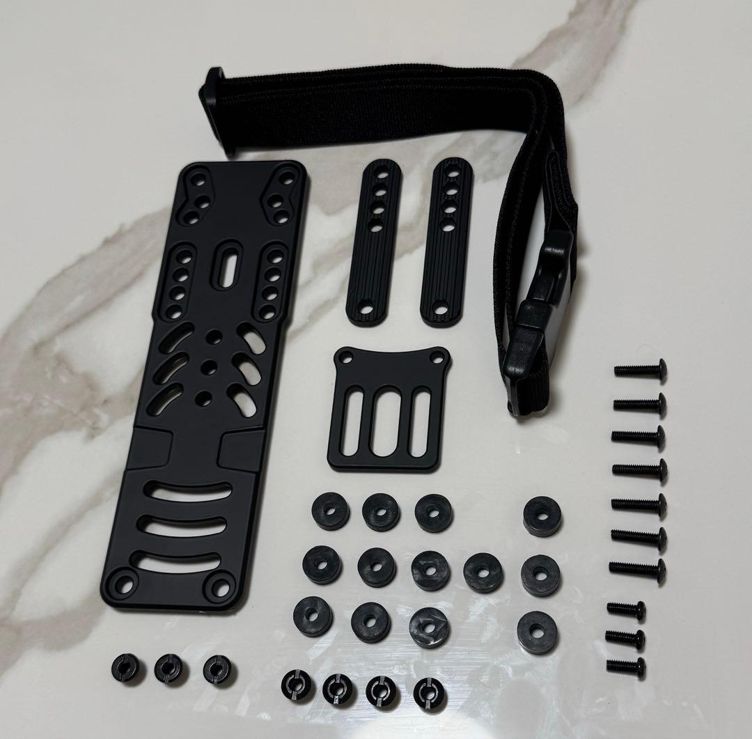 TNC RHPタイプ ホルスターアダプタ ブラック レプリカ WoSporT TNCタイプ RHP モジュラーホルスターアダプター BK | サバゲー