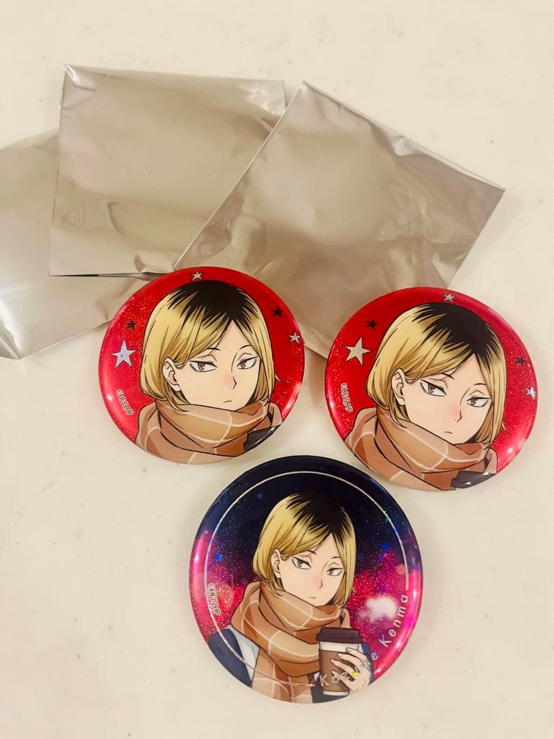 ハイキュー コスモワールド 孤爪研磨 缶バッジ - メルカリ