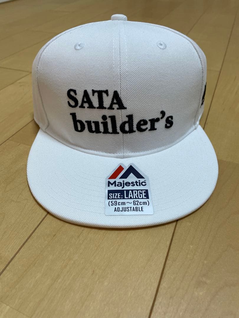 佐田ビルダーズ キャップ 直筆サイン入り 佐田ビルダーズ グレー