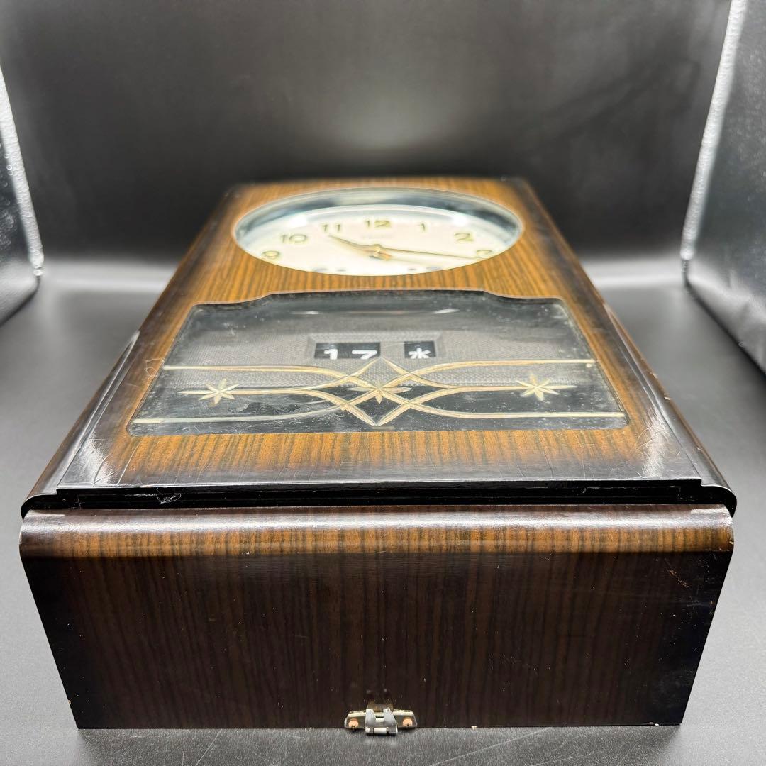 【稼動品】SEIKO 30days pc460 ゼンマイ式 振り子時計 柱時計
