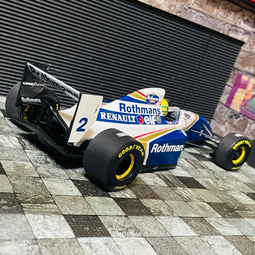 カスタム品 1/18 PMA ウィリアムズ ルノー FW16 アイルトン・セナ