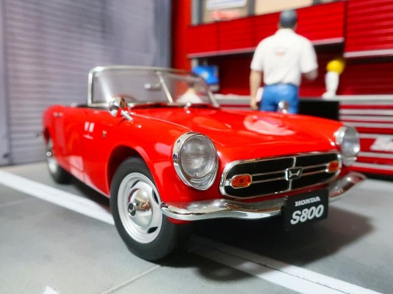 1/18 Aa HONDA S800オートアート ホンダ VAN仕様