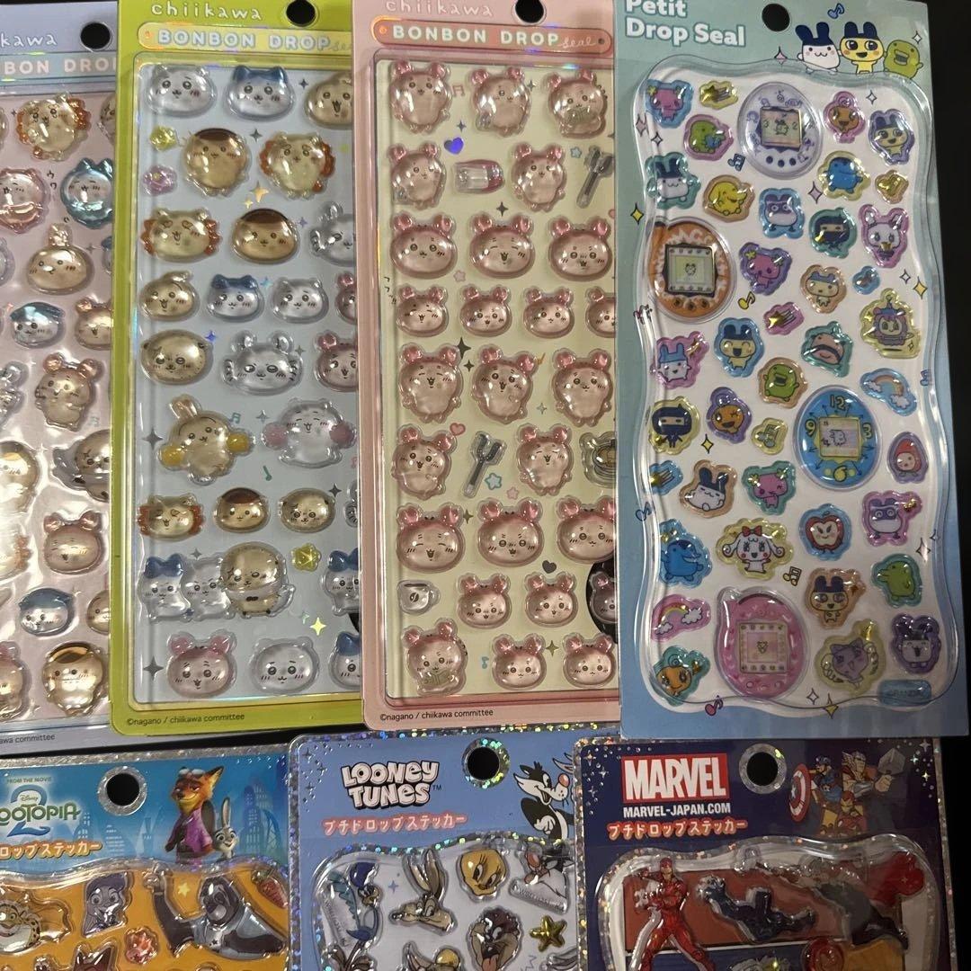 たまごっち　ちいかわ　ボンボンドロップシール　ディズニーボンボンドロップシール
