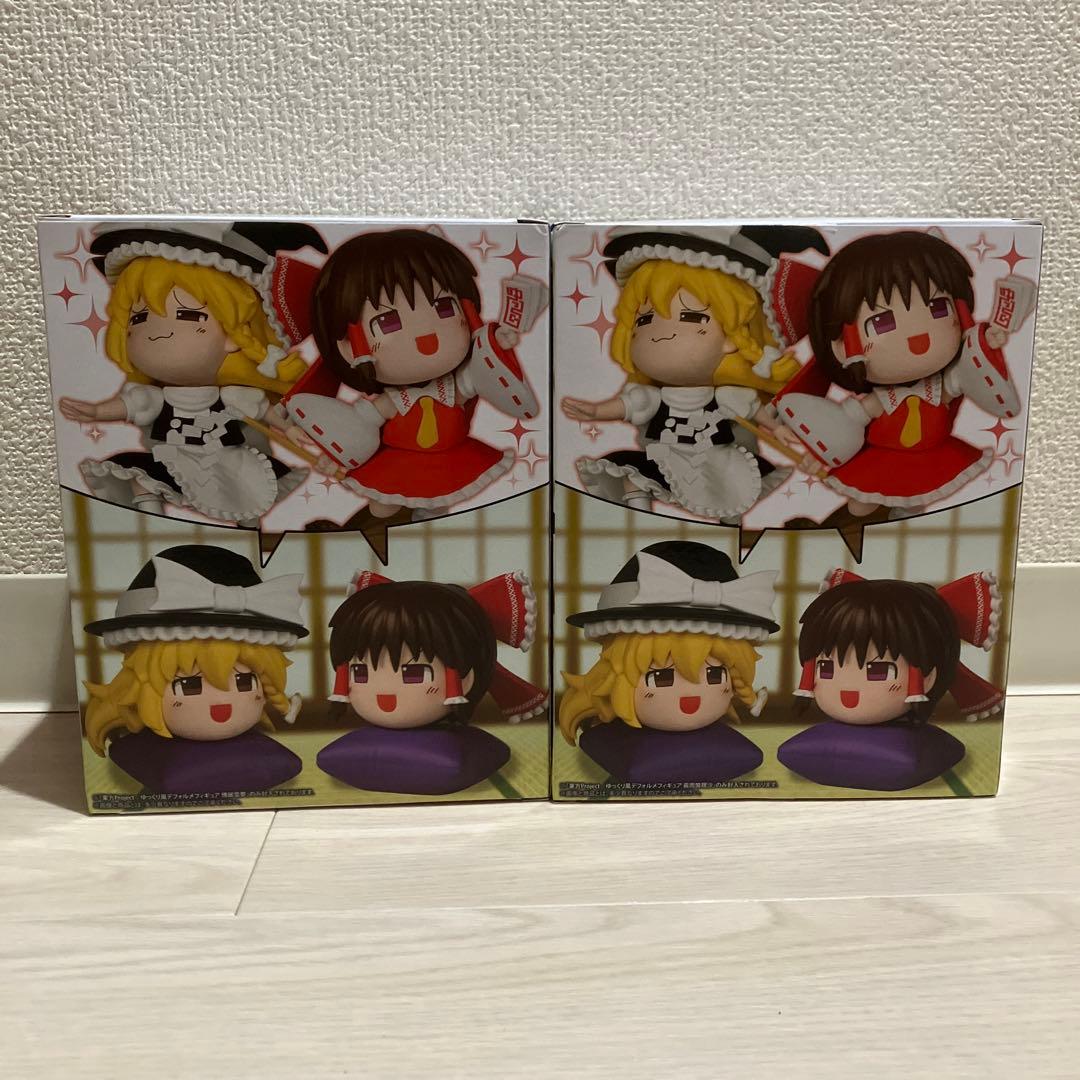 東方Project ゆっくり風デフォルメフィギュア 博麗霊夢 霧雨魔理沙
