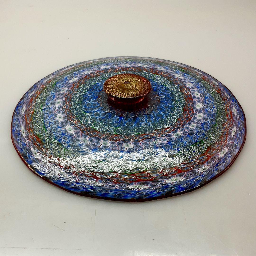 MURANO ムラノ ミルフィオリ 崩し プレート 皿