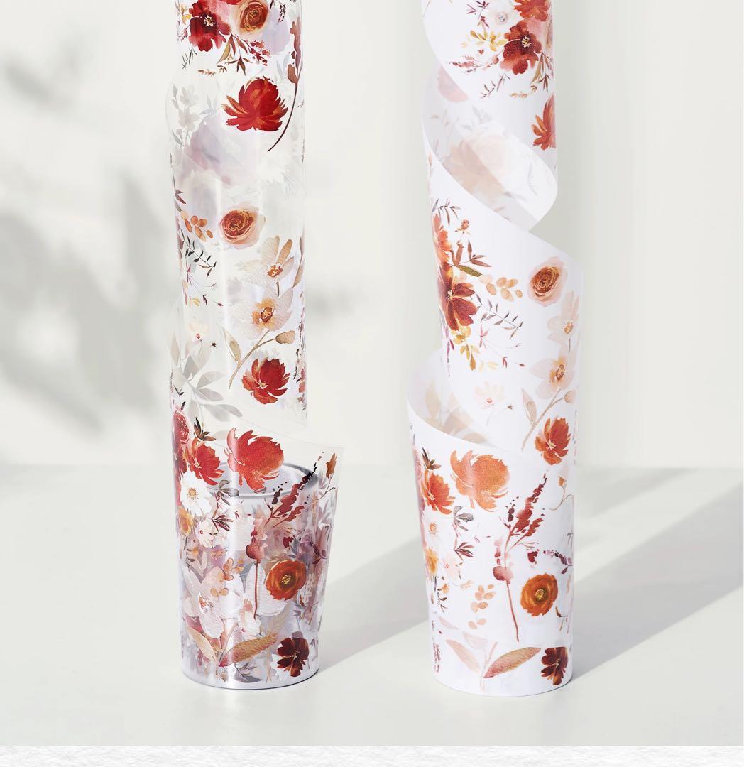 ⭐️SALE⭐️WT《花深煦色》海外マスキングテープ　マステ 【1906】