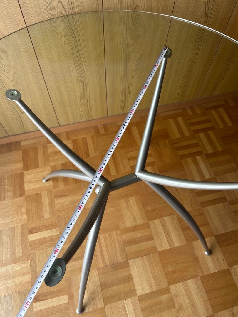 カリガリス Calligaris ガラストップ ダイニングテーブル