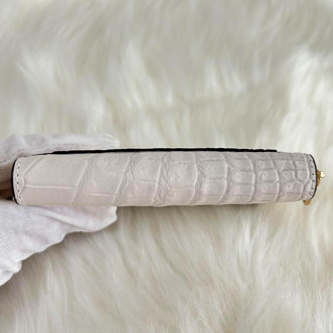 新品未使用✨クロコダイル革✨ヘンローン ヒマラヤ コンパクトウォレット