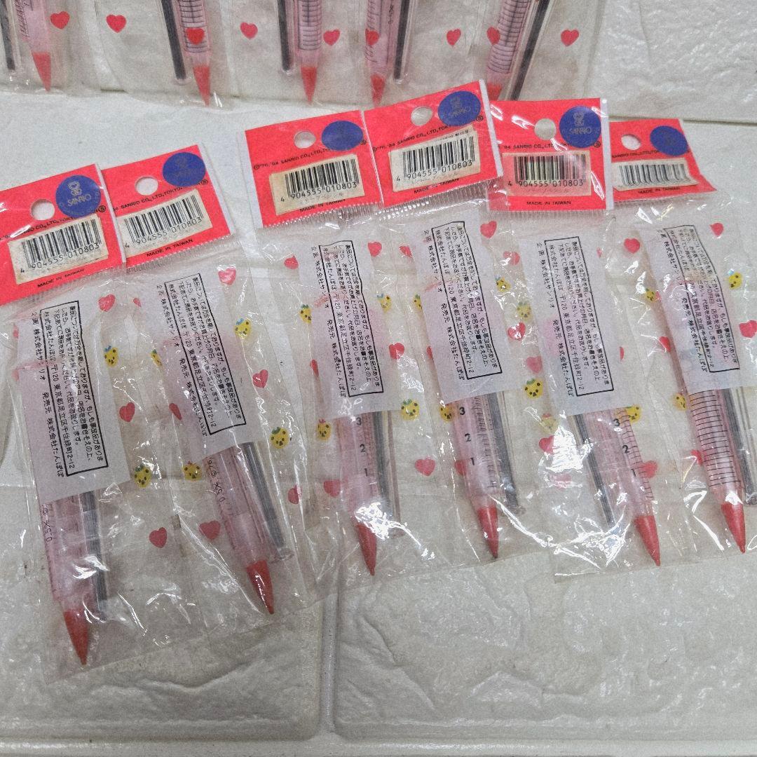 公*o様 昭和レトロ ハローキティ　 シャープペン　 注射器型 替芯　0.5mm