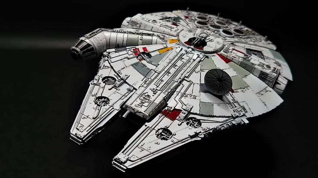 ミレニアムファルコン MF 電飾改修 完成品 ビークルモデル 1/350