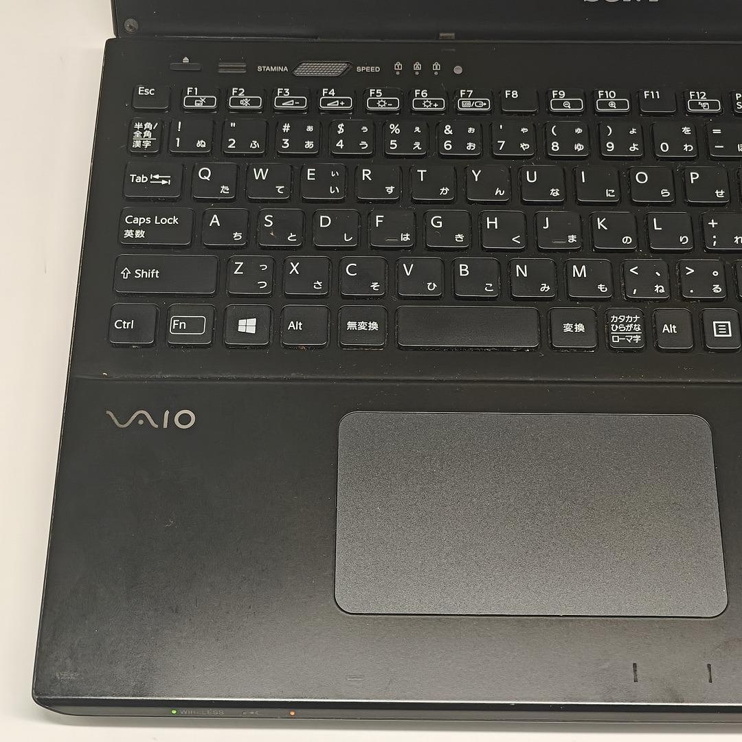 VAIO】SVS 高速i7 SSD256GB 12GB ブラック ノートPC