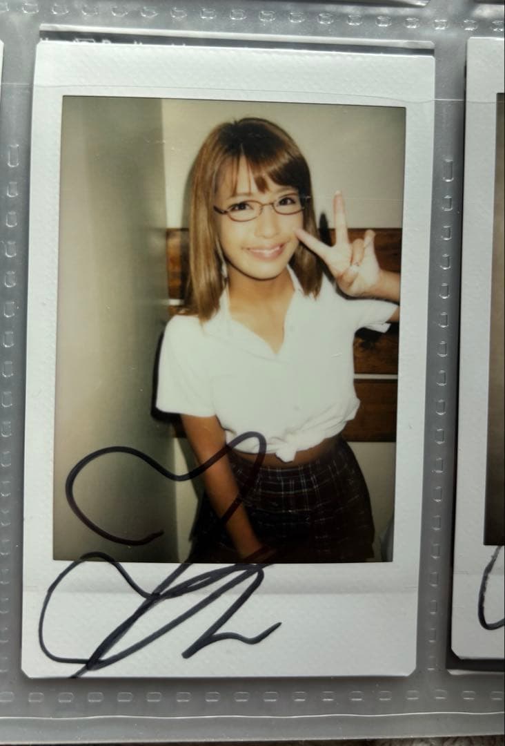 激レア 橋本梨菜 直筆サイン入りチェキ 女教師 - メルカリ