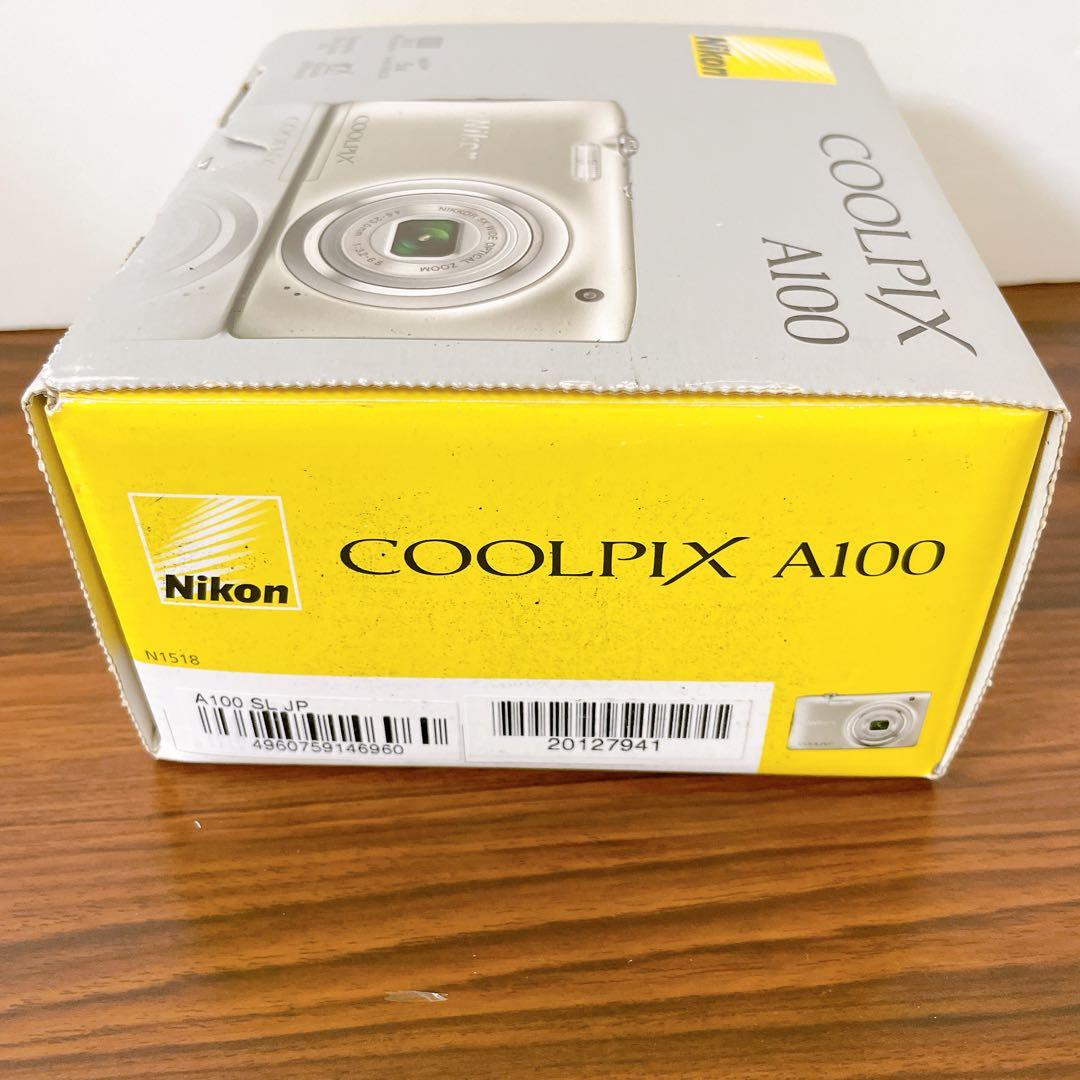 Nikon COOLPIX A100 シルバー デジカメ 付属品 箱あり